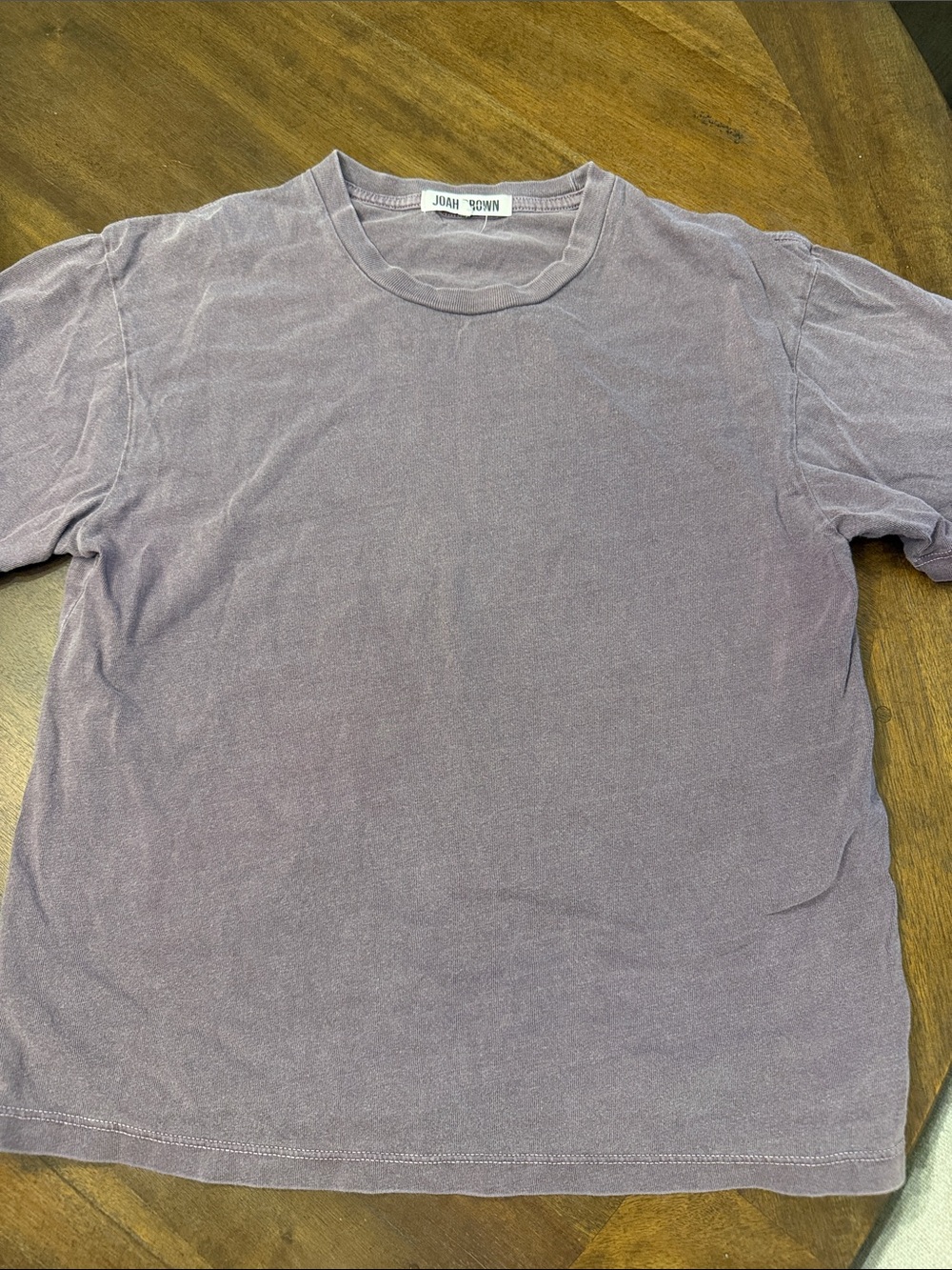 Joah Brown women Washed Purple Crewneck T-Shirt